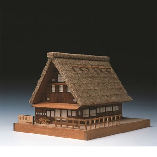 Woody Joe Mini Architecture No.1 Gassho-style Wooden Model Assembly Kit (Building)