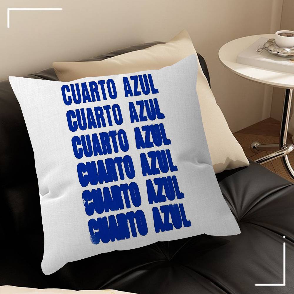 AAitana Cuarto Azul Cushion Cover Inches Farmhouse Decor Home Throw Pillow Covers For Couch Decorations