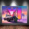 Gta 100% Round Full Drill 5D DIY Diamond Painting Embroidery Cross Stitch Rhinestone Décor