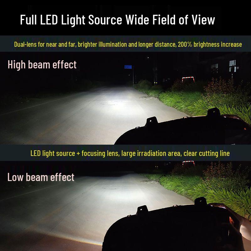 Dongfeng Tianlong KX LED Dual-Lens Headlights with Daytime Running Lights