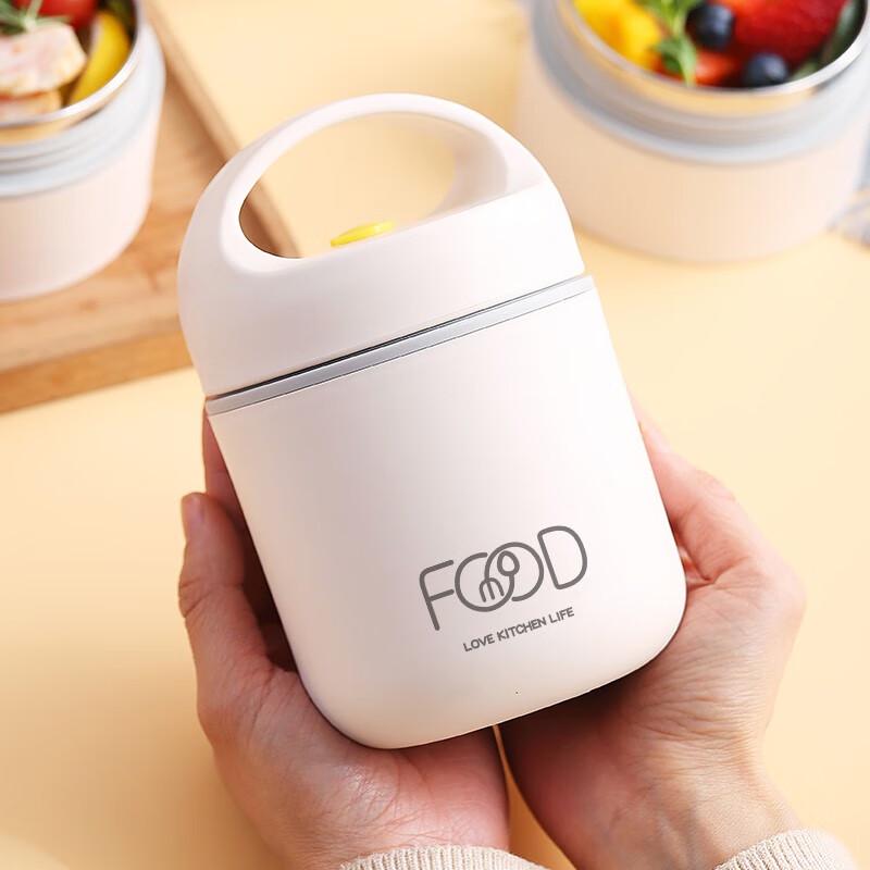 XIDERUN 304 Stainless Steel Insulated Porridge Cup