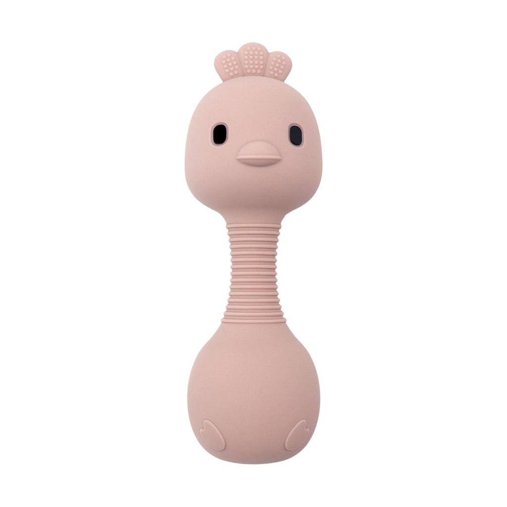 Infant Soothing Silicone Sand Hammer Baby Quiet Hand Rattle Toy For Grip Exercise And Teething