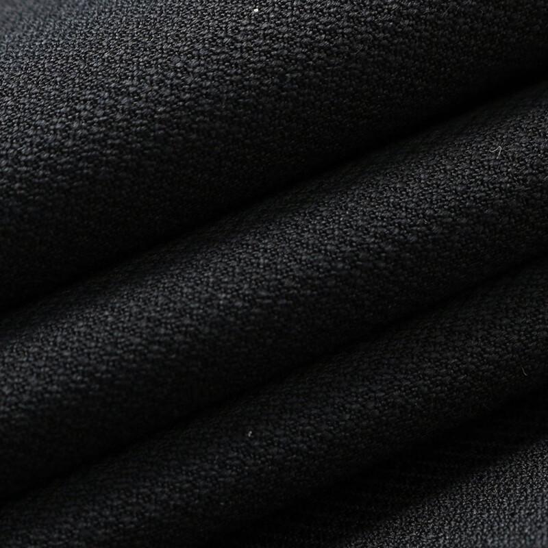 YOUNGOR Men's Black Wool Blend Business Suit Trousers