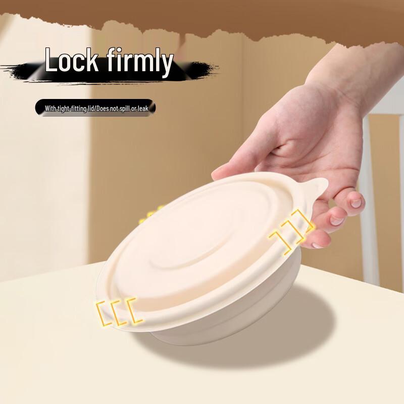 Jiwanggu 500ml Round Eco-Friendly Disposable Food Containers