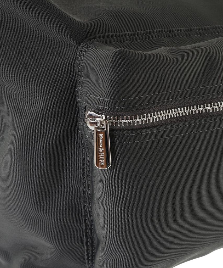 Maison de FLEUR Zipper Shoulder Bag, Black, 8A43F0J6300