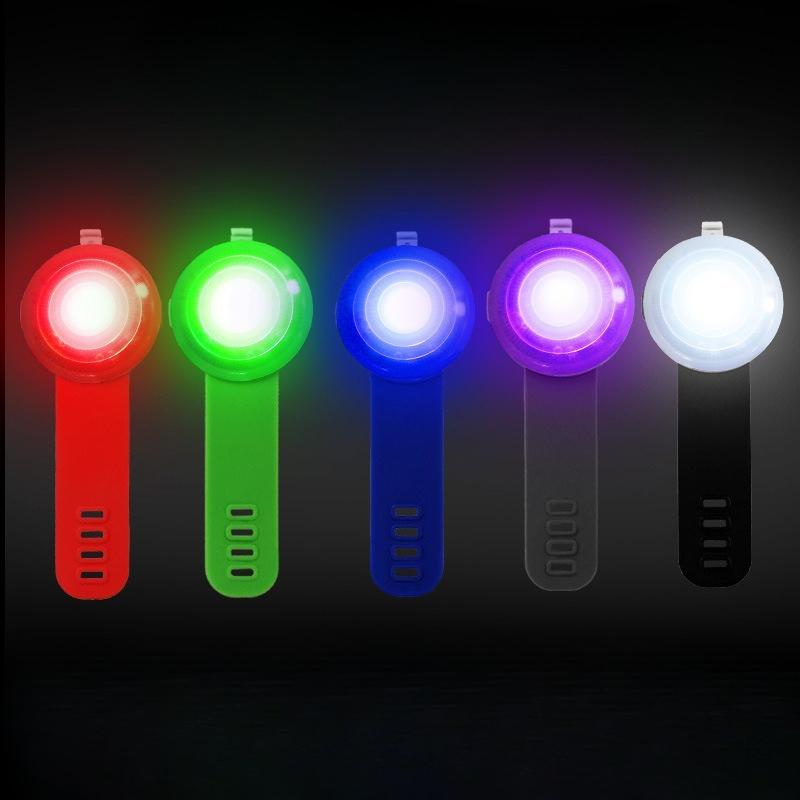 Snap-on Charging Pet Night Anti-wandering Dog Walking Light LED Colorful Multi-color Dog Luminous Pendant