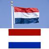 Polyester Niederlande Flagge Innen/Außen Helle Farben Verdickung Langlebiger