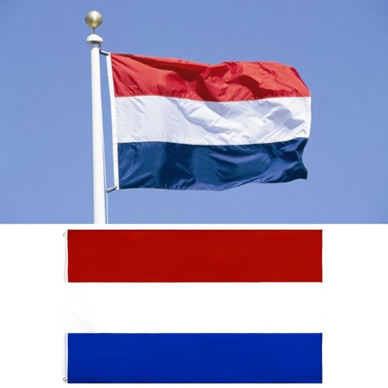 Polyester Niederlande Flagge Innen/Außen Helle Farben Verdickung Langlebiger