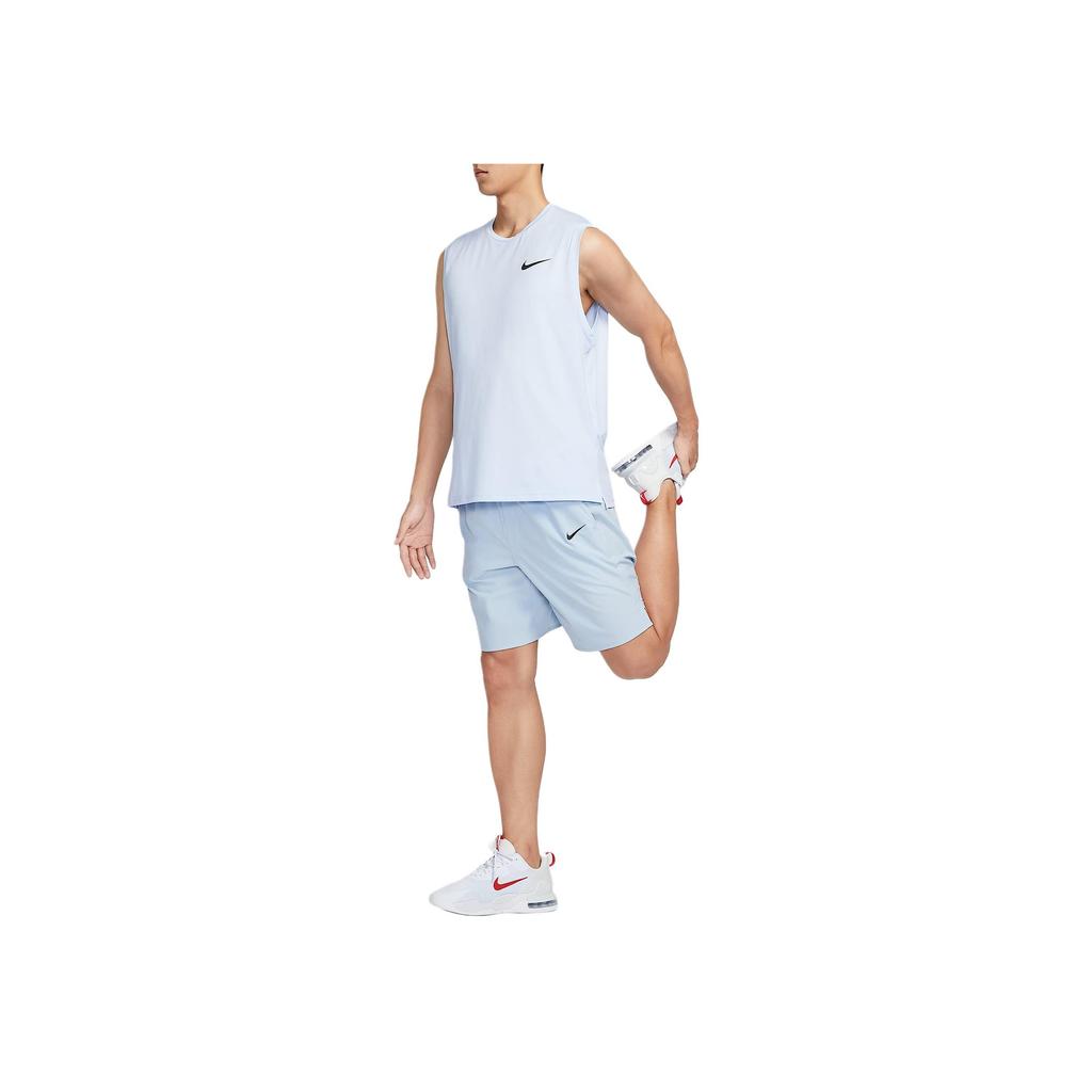 Nike Unlimited SS25 Logo Lace Color Block Versatile Sports Shorts Men Shorts Blue IF0376440