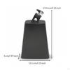 Cowbell Mounted with Mounting Bracket Metal Drum Kit Accessory for Drummers, Percussionists,