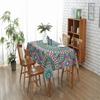 -resistant Printed Tablecloth TV Stand Refrigerator Table Mat Decorative