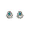 Vintage Fringed Bohemian Stitching Stud Earrings Round Exotic Earrings For Women