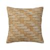 Braided Rattan Wood Wicker  Square Pillowcase Cushion Cover Pillow Case Throw Pillow Cover for Home Bedroom Car