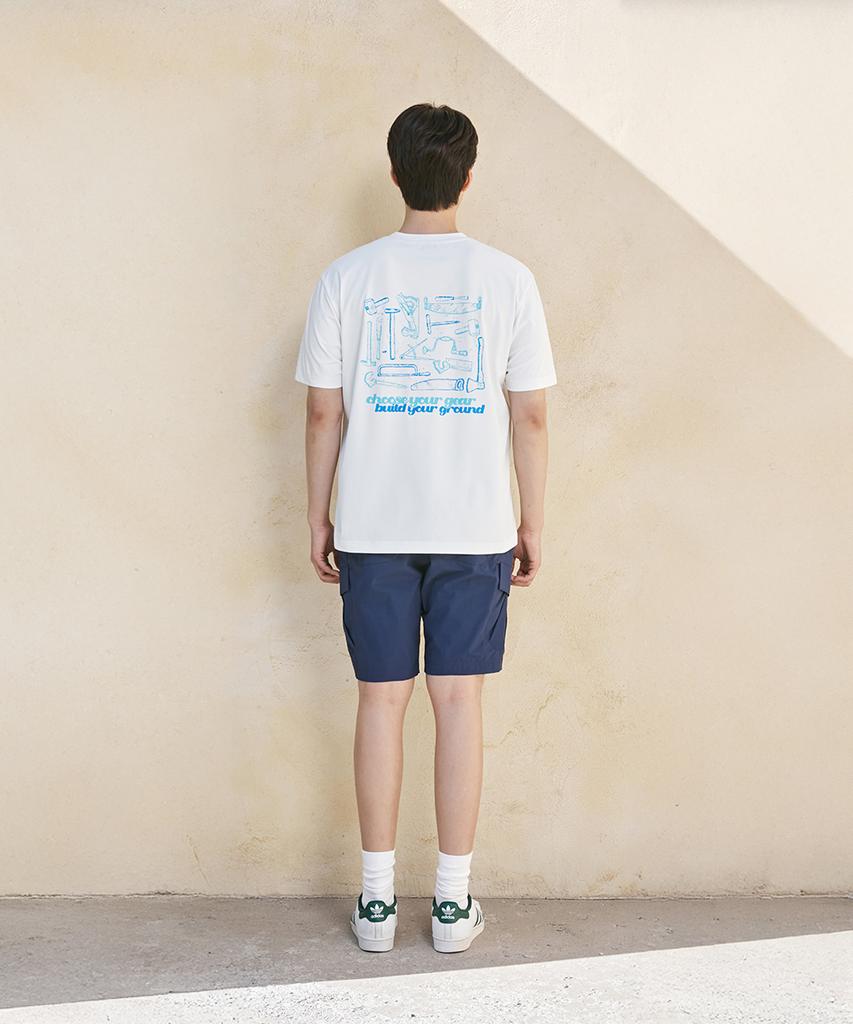 WILLBE LAB Tool Graphic Short Sleeve T-Shirt (Wt)
