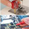 2PCS Transparent Handle Metal Screw Driver Kit Set Mini Small Portable Radish Head Needle Plate Screwdriver Repair Sewing Tools