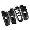 4pcs Car Interior Door Armrest Window Switch Button Cover Trim Fit for Subaru Forester SK  Carbon Fiber Grain Car