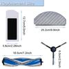 EATBALE Replacement Parts Compatible with Deebot N20 N20 Plus N20 Pro Plus Robot Vacuum Main Side HEPA Microfiber Mop Roller Edge and Accessory Kit /