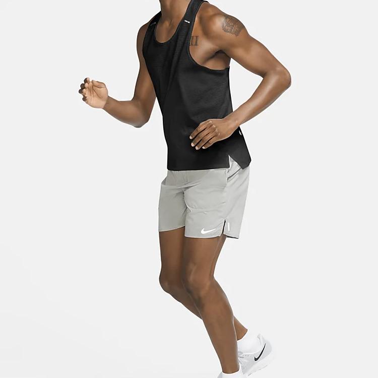 Nike Run Division Adapt Solid Color Comfortable Running Vest Men tops Black CU5543-010