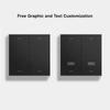 WiFi Smart 10A Tempered Glass Wall Switch Replace Regular Switch for Smart Home Lighting Voice Remote Control & Wires Compatible