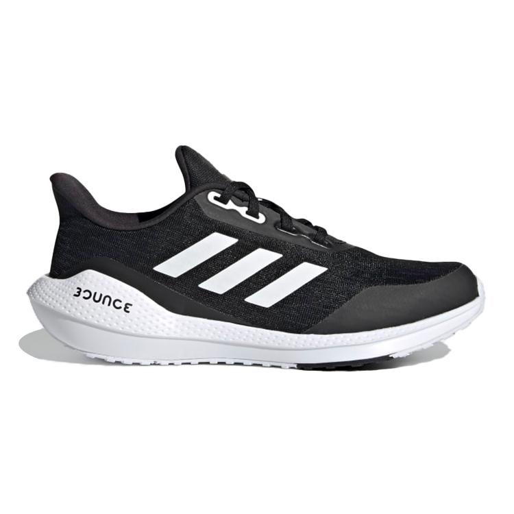 Adidas EQ21 Run Low Top Kids' Running Shoes Black White Teenagers