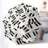 Music Drums Folding Umbrella Fashion Auto-Open 8 Iron Ribs Plastic Handle Foldable Sunshade Perfect Christmas Gifts