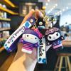 Kuromi Sanrio Cartoon Keychain Pendant - Cute Bag Charm Doll