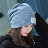Rock Letter Brand Knitted Sweater Hat With Flap Ear Protection For Unisex Adults