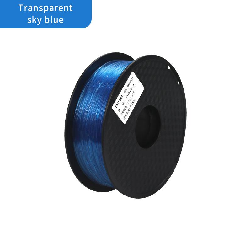 TPU 1.75mm 3D Filament for 3D Printers 3D Printing Consumables TPU Filament Plastic