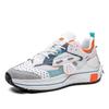 Frühling neue Farbkombination Dad Shoes Plateau FreizeitsportSchuhe Schnürung vorne Mittelhohe Schuhe Große Größen Schuhe