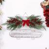 Plastic Artificial Christmas Decoration Red Berries Cypress Leaf Pendant  for Christmas Decoration