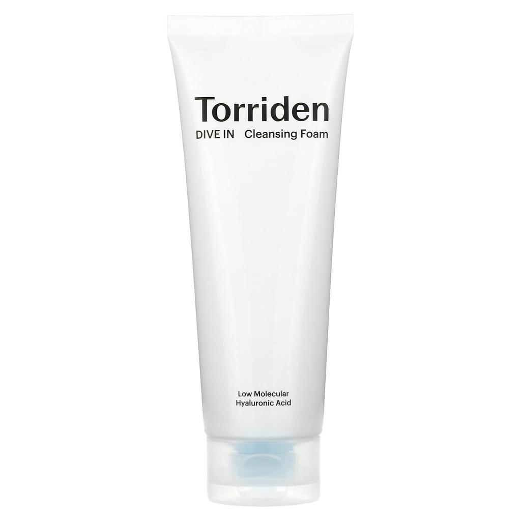 TORRIDEN Dive In, Reinigungsschaum mit niedrigmolekularer Hyaluronsäure, 5,07 fl oz (150 ml)