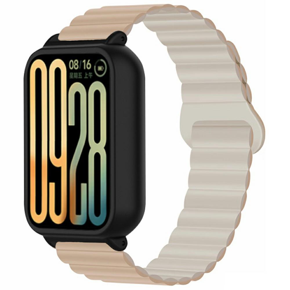 For Xiaomi Smart Band 9 Pro Silicone Strap Replacement Magnetic Loop Watch Band with PC Case