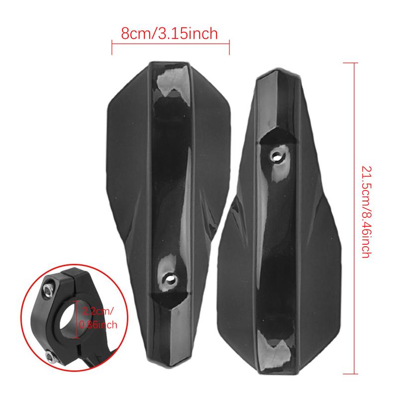 Dirt Bike Handguards Motorcycle Windshield Horn Hand Guard Protection Gear Off-Road Motorcycle Handlebar Guard Handlebar Hand