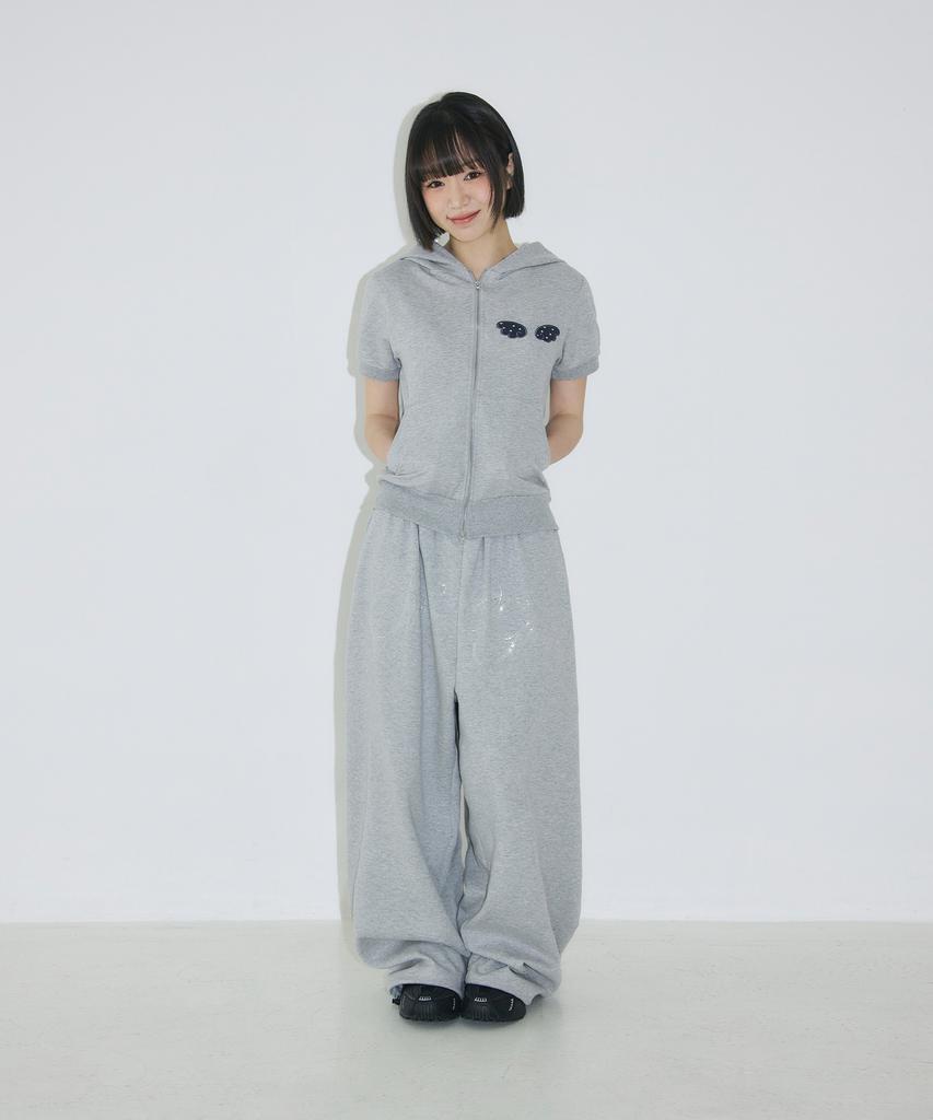Seulliggeullou Hotfix Overfit Sweatpants [Gray]