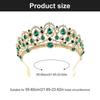Elegant Party Headbands Crown Hair Hoop for Birthday Wedding Queen Headpiece for Girls Show Stage Costume