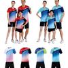 Children's badminton jersey set, the same for men and women, primary school students table tennis jersey, short-sleeved net jersey, children's sportsw