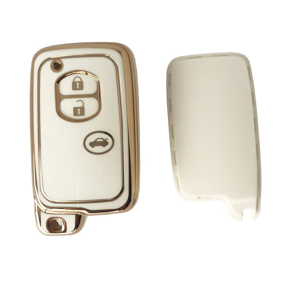 Kinotaka TPU Smart Key Cover for Toyota Cars 3 Buttons Key Case Special Design
