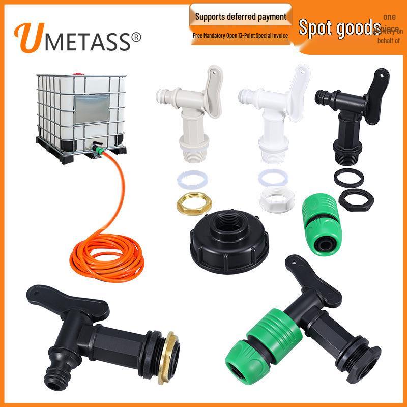 IBC Tote S60*6 Garden Faucet & Nozzle Connector for Rain Barrel