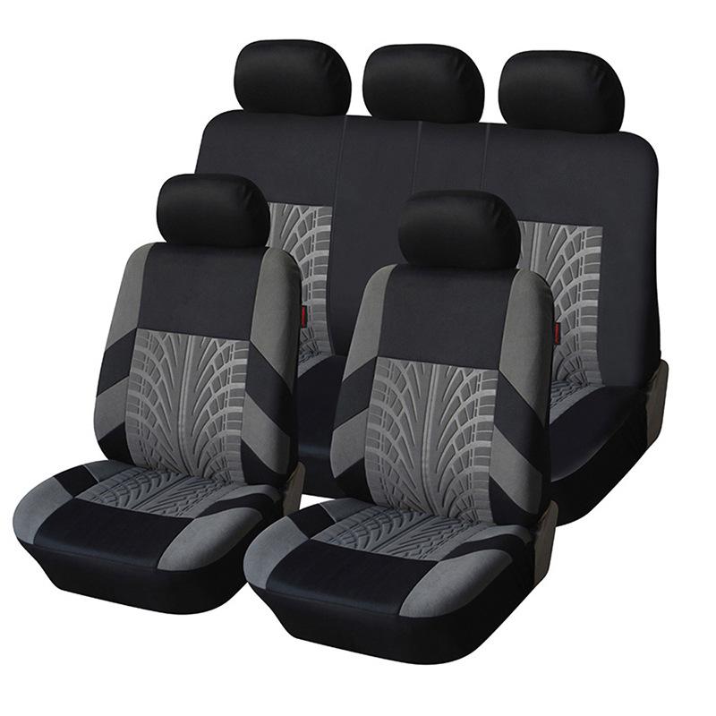 Universal Four Seasons Polyester Mesh Seat Cover for Five-Seater – Hot-Selling Model