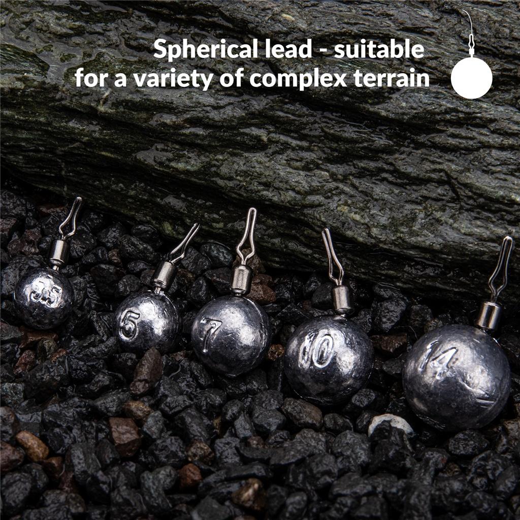 10pcs 3.5g 5g 7g 10g 14g 20g Fishing Weight Sinkers For Drop Shot Fishing Tackle Accessories