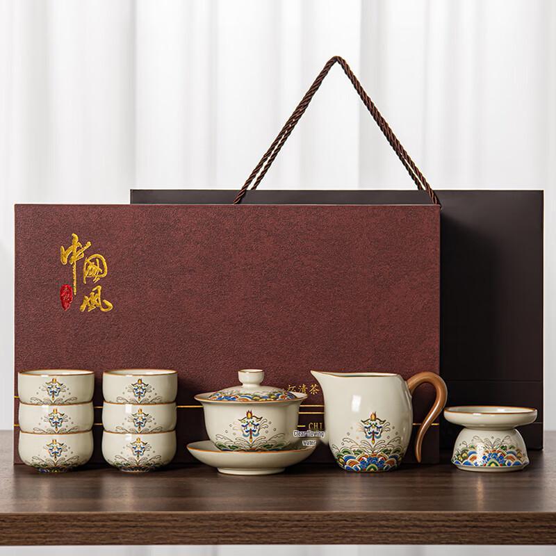 Lainuo Huang Ru Yao  Endless Rivers and Seas  Gaiwan Tea Set