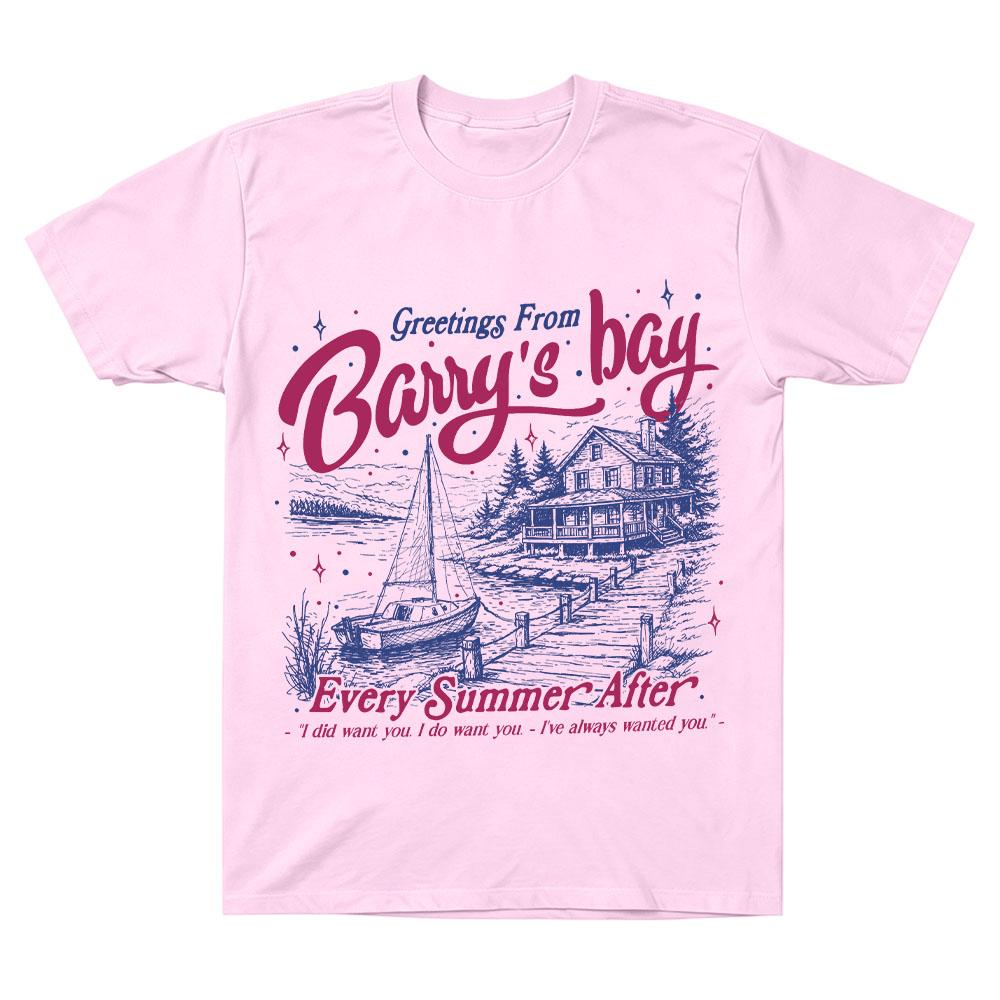 Every Summer After Barry's Bay T Shirts Comfortable Cotton Soft Tee Women O-neck Short Sleeve Tee Unisex Casual Clothes