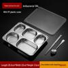 316L Stainless Steel Divided Lunch Tray