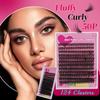 240 Clusters Of Dense D-Song False Eyelashes Set 8-16Mm Mixed And Matched Diy Segmented Multi-Hair Eyelashes