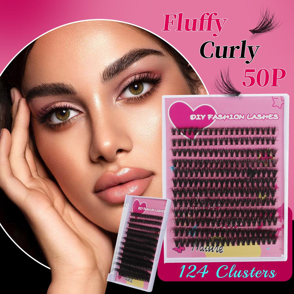 240 Clusters Of Dense D-Song False Eyelashes Set 8-16Mm Mixed And Matched Diy Segmented Multi-Hair Eyelashes