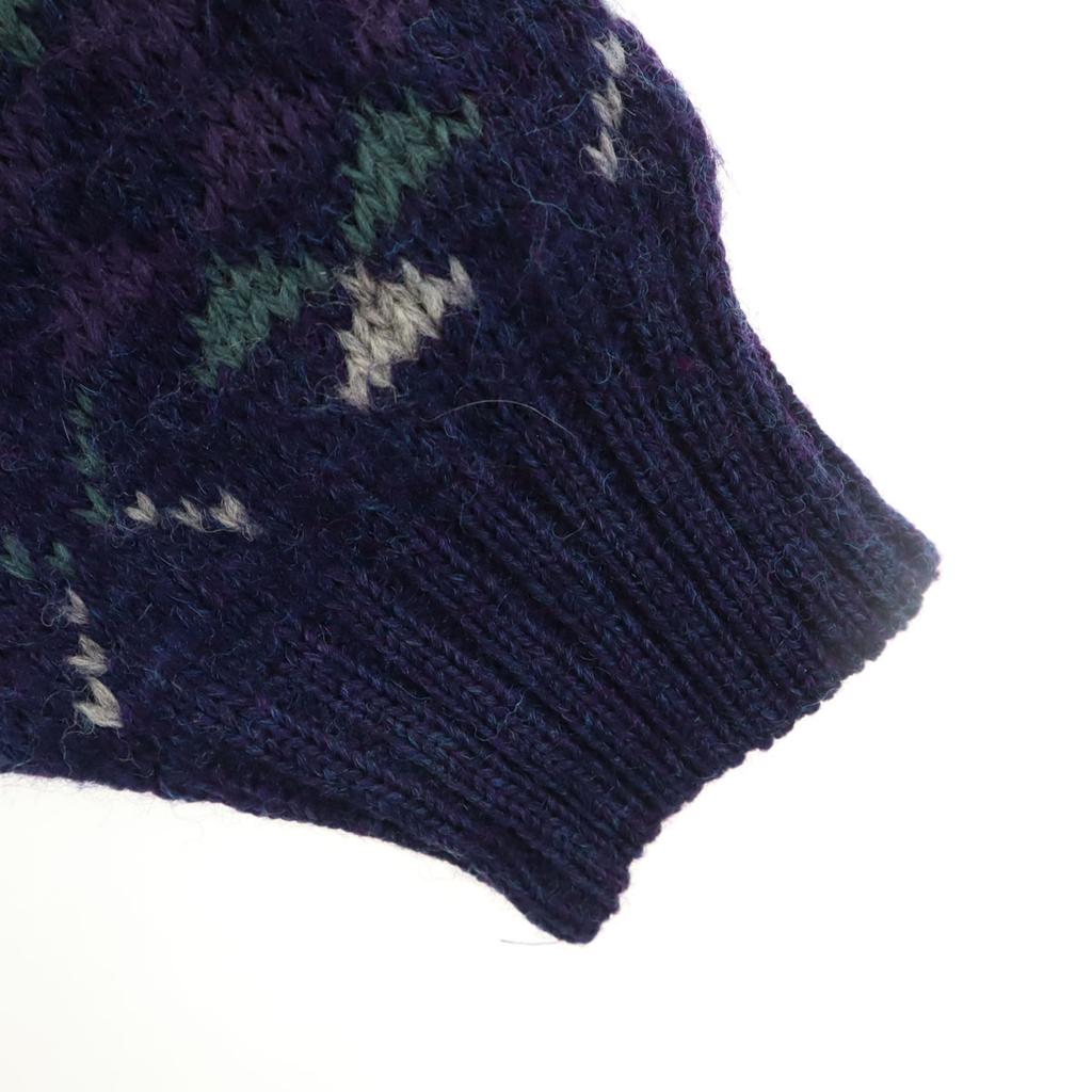 Brooks Brothers 80s 90s Made in England, 100% wool, old Overall handle Long sleeve sweater Men's Used