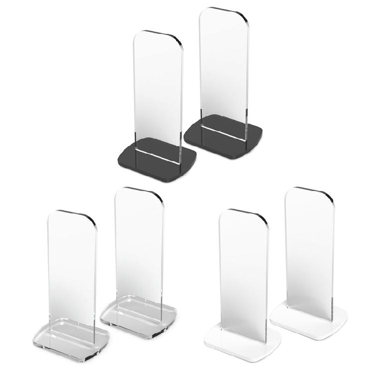 2Pcs/Set Clear Acrylic Boxing Gloves Display Rack for Home Store Storage Stand Elegant Desktop Organizers