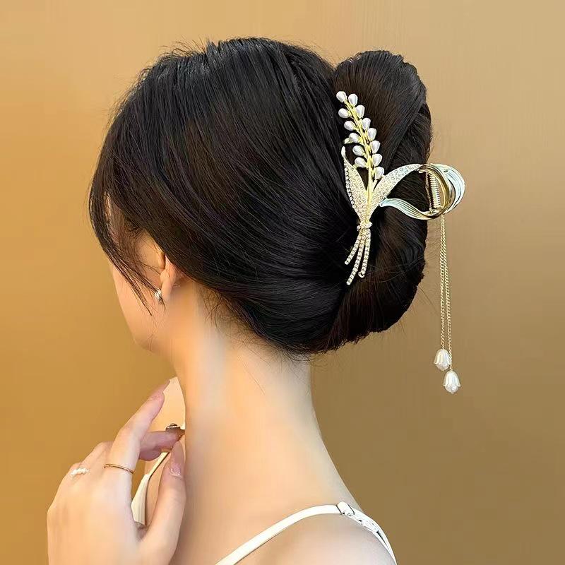 Barley Spike Elegant Updo Hairpin: Women's High-End Summer Hair Clip