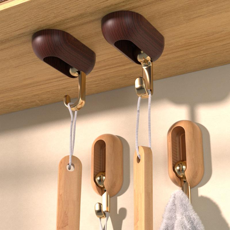 4Pcs Multi-Purpose Hooks Non-Perforated Hook Home Hook Strong Adhesive Wall Hanging Wall Load-Bearing Non-Marking Hook Wall