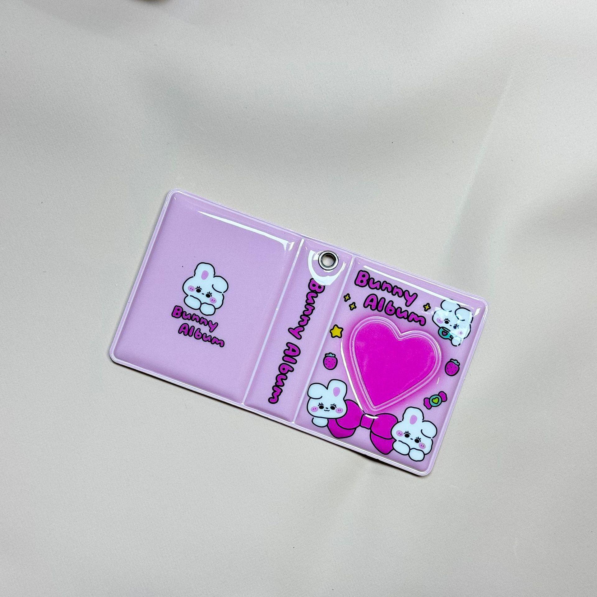 Мини-фотоальбом с вырезом в форме сердца, 2 дюйма, с подвеской 16 photos